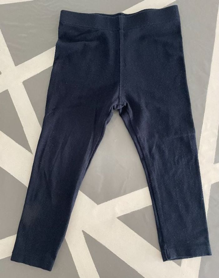 Legging bébé bleu - 24 mois - Kiabi
