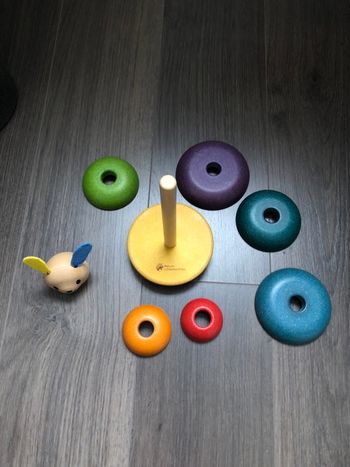 Jeux anneaux à empiler Nature et Découvertes