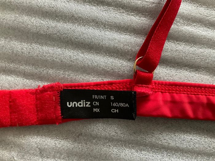 Soutien-gorge rouge Undiz - photo numéro 6