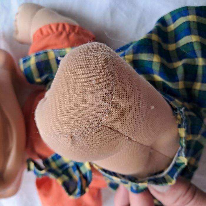 Poupée troll Hauteur 38 cm cheveux orange vintage - photo numéro 5