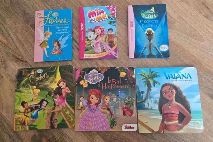 Lot 6 livres Disney