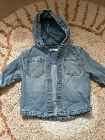 veste en jean avec capuche