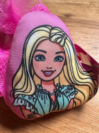 Fleur de douche et éponge Barbie
