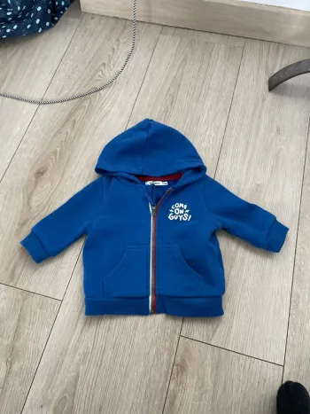 Gilet bleu gemo