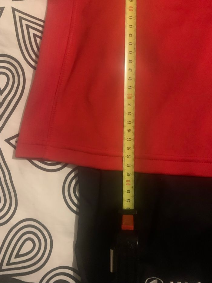 Ensemble jako foot short et tee shirt noir et rouge taille xs - photo numéro 2