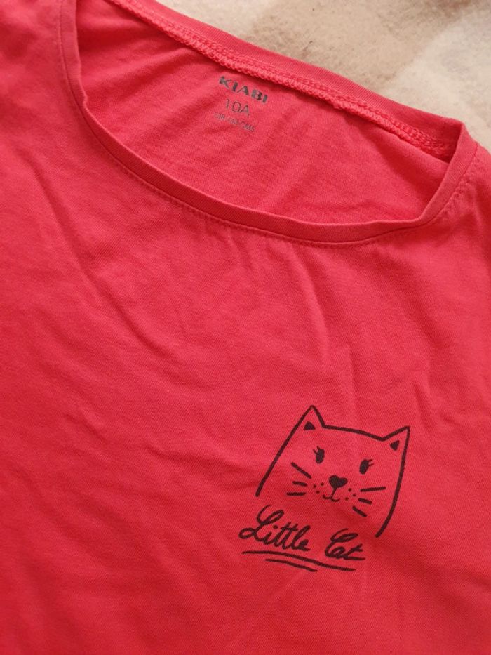 🍒Ensemble jean+tee shirt 10 ans fille🍒 - photo numéro 3