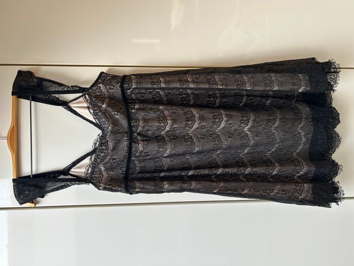 Robe noire dentelle Top Studio - Taille 42 - photo numéro 5