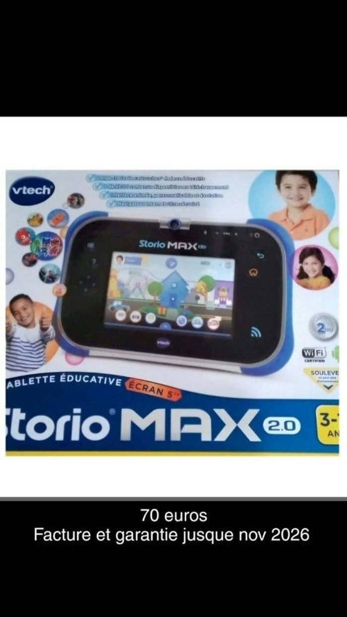 🎁Tablette éducative storio max 2.0, garantie 🎁