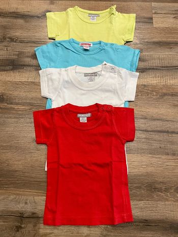 Lot 4 tee-shirts 6 mois orchestra