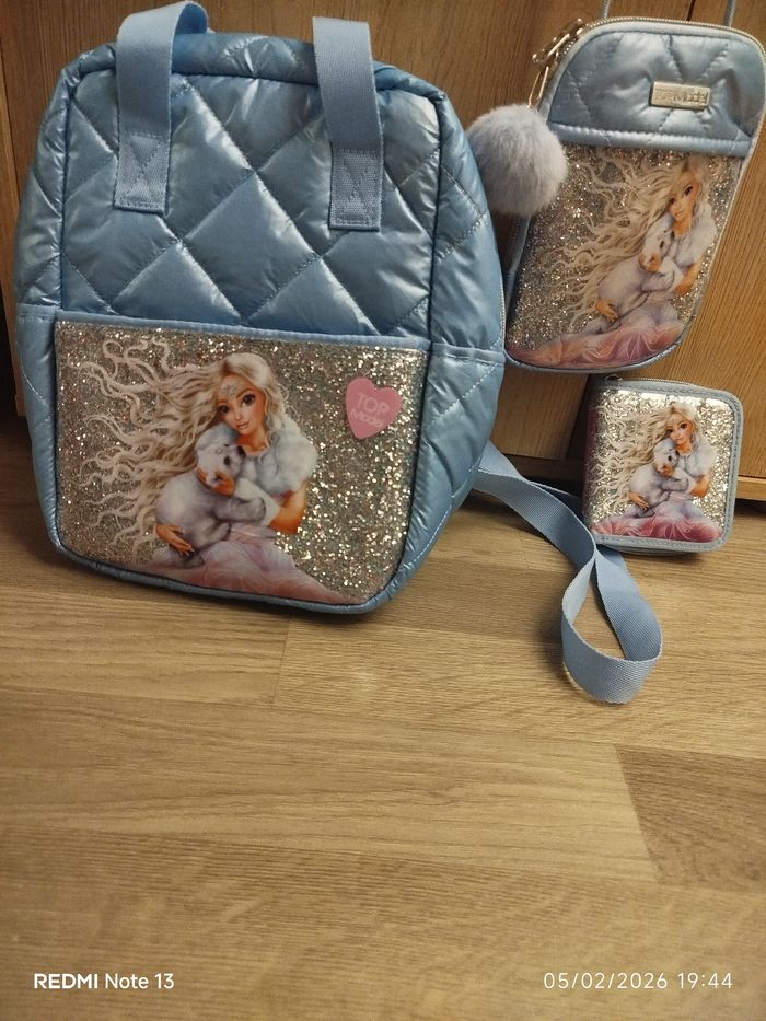 Trio Topmodel Iceworld– sac à dos + sac bandoulière + porte‑monnaie
