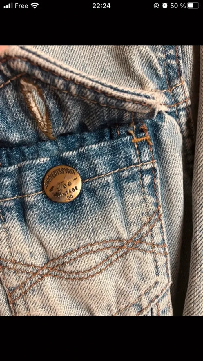 Veste en jean femme (bleu clair), M / 38 / 10 - photo numéro 5