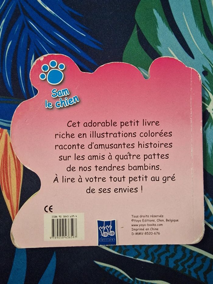 Livre à pages en carton "Sam le chien" - photo numéro 2