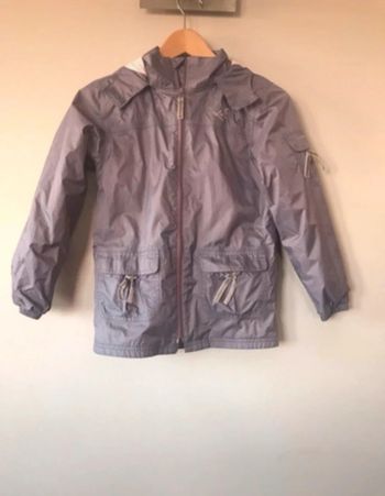 veste imperméable à capuche pour fille taille 8ans