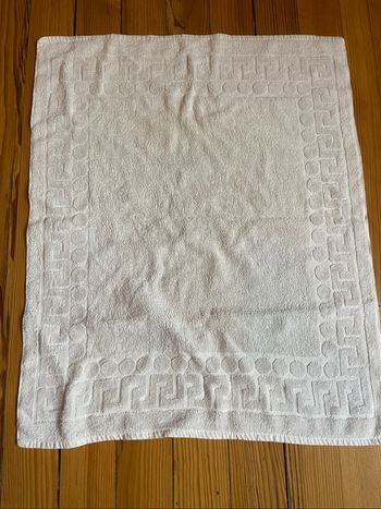 Tapis de bain blanc