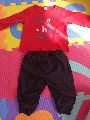 Lot pantalon sweat 12 mois
