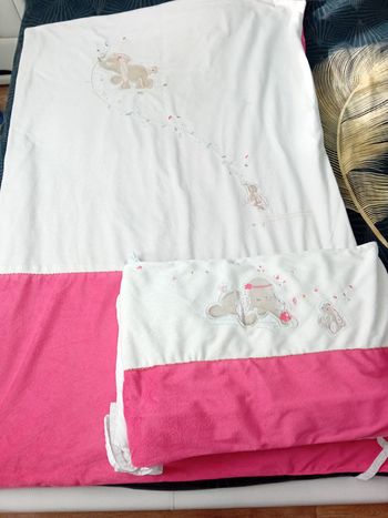 Parure Noukies couverture + tour de lit