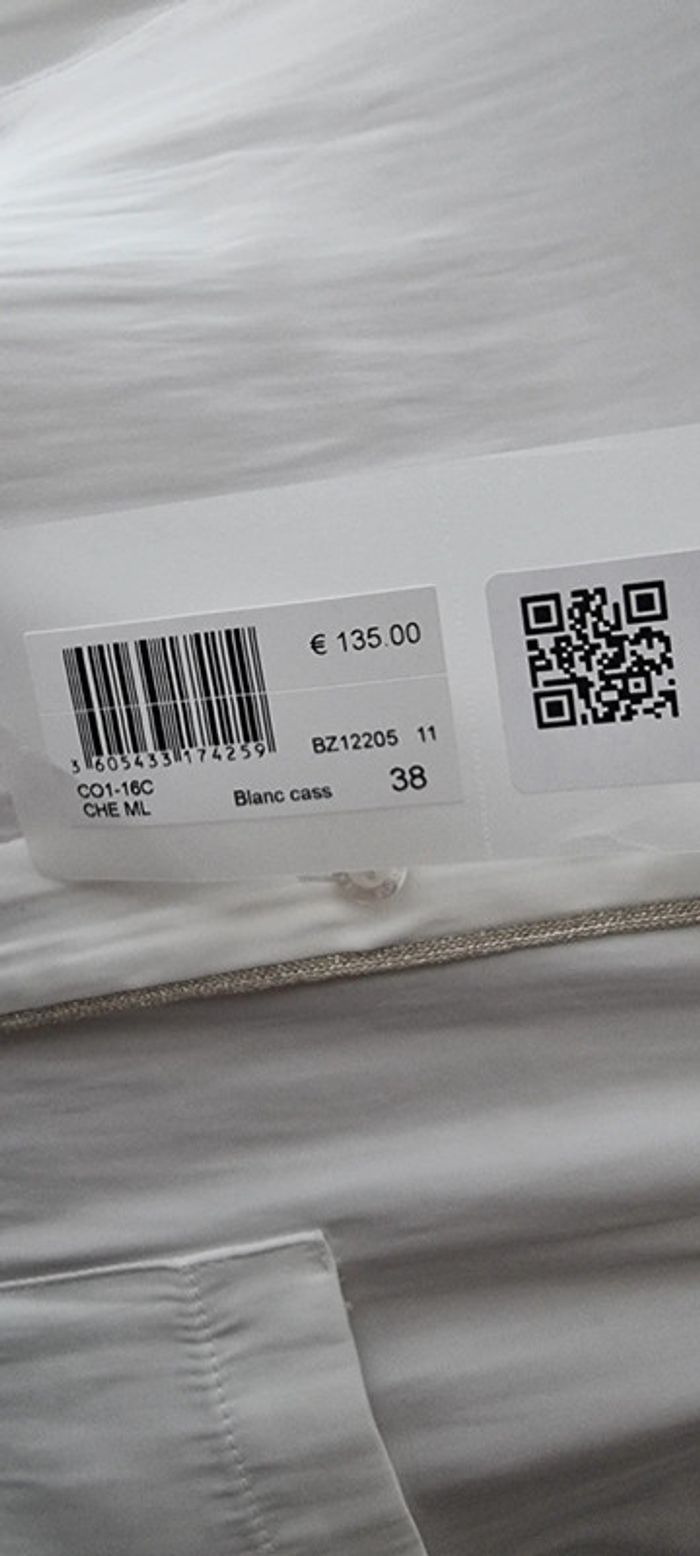 Chemise froissée biais métalisés IKKS BZ12205 - photo numéro 5