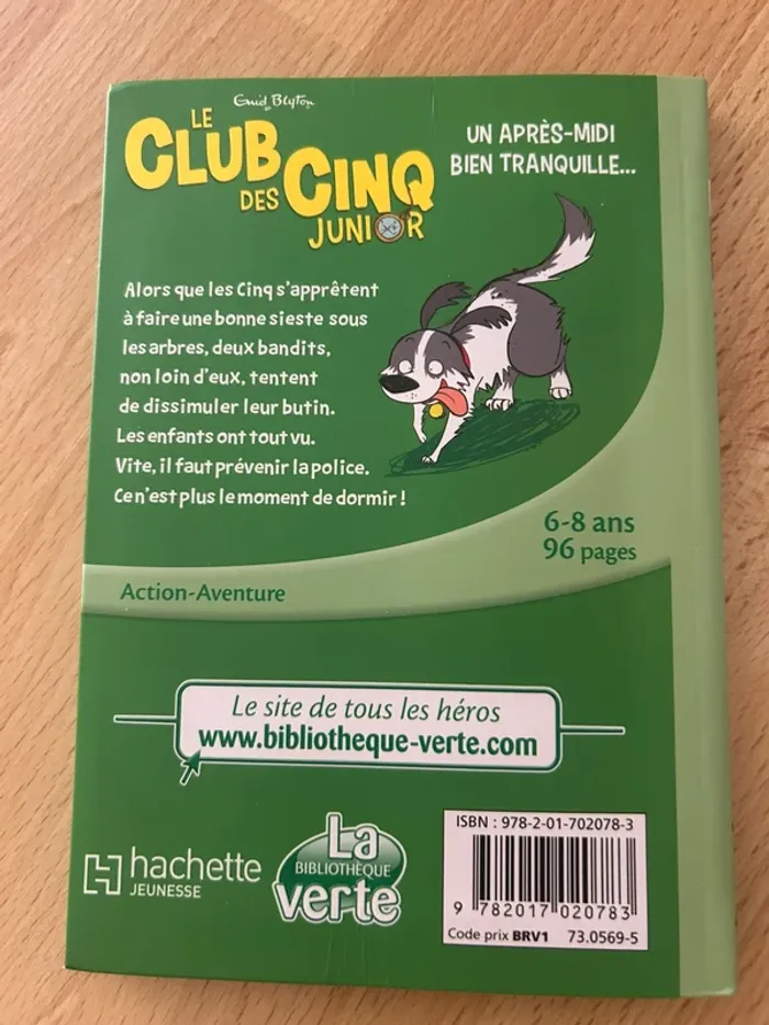 Livre Le Club des Cinq junior tome 1 - La bibliothèque verte - photo numéro 2