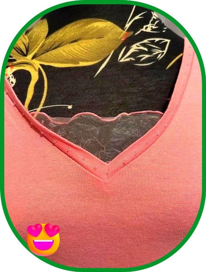 🌷Superbe tee-shirt rose* Aniela🌷 - photo numéro 2