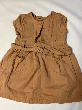 Robe courte camel