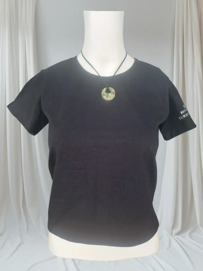 Tee-shirt, Top, Noir, Egon, T.S
