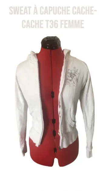 Sweat à capuche cache-cache T36 femme 👚