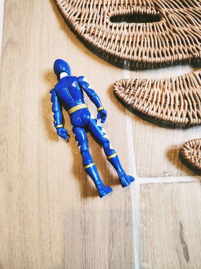 🙅 Power rangers dino thunder figurine du ranger bleu marque Hasbro - photo numéro 2