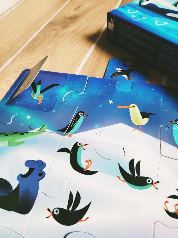 🐻‍❄️Puzzle surprise Les animaux sur la banquise marque Janod - photo numéro 4