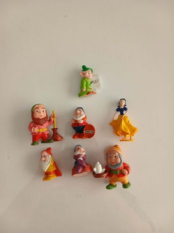 Lot de 7 Figurines Vintage Blanche-Neige et les Sept Nains – Disney