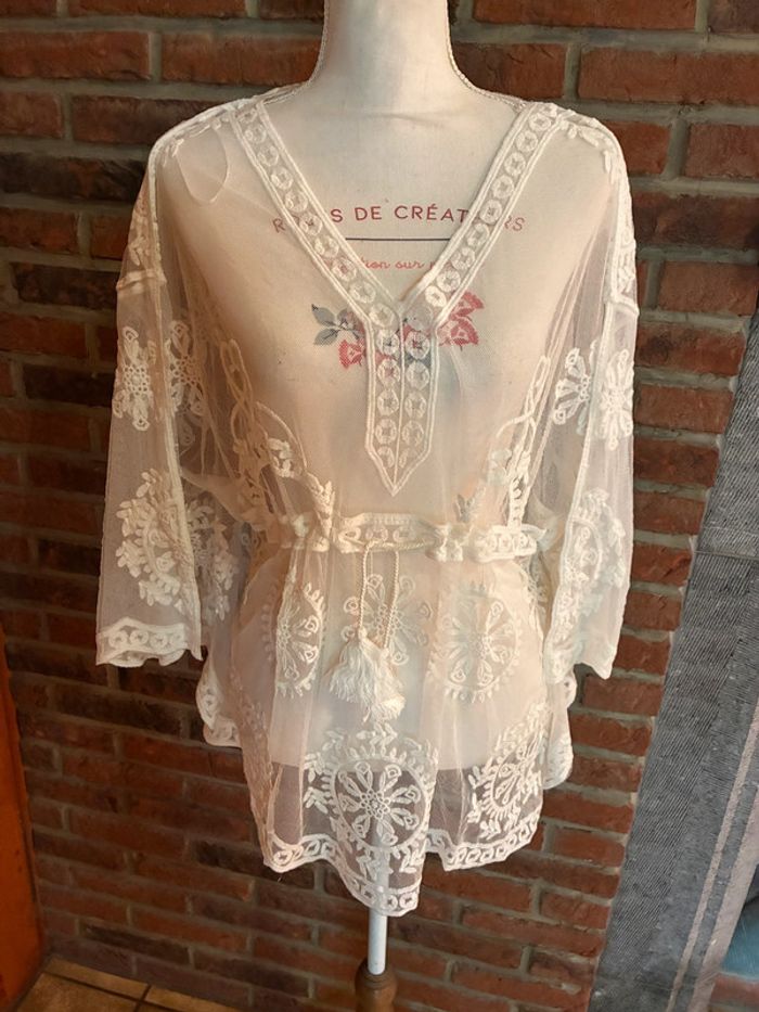 Tunique de plage dentelle - Etam n e u v e