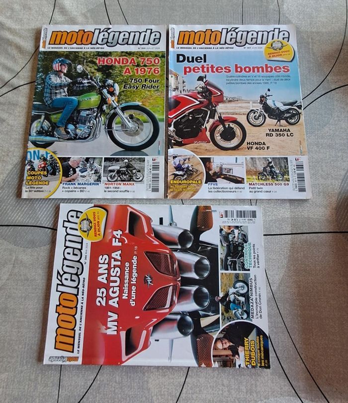 Lot magazines sur les motos *Moto légende* - photo numéro 2