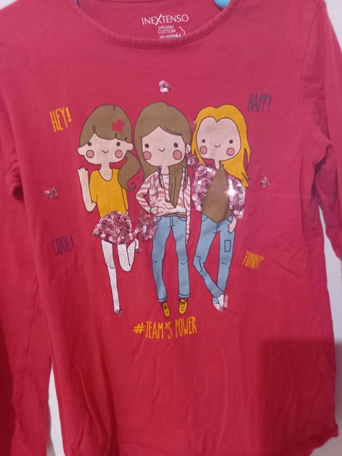 Tee-shirt ML girl 10A - photo numéro 3