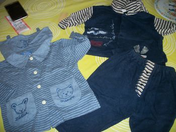 pantalon et gilet garçon 12 mois, 1 an