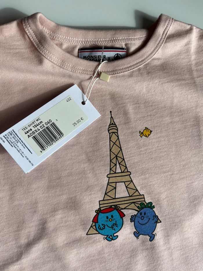 T-shirt Madame Monsieur Petit Bateau 4 ans - photo numéro 3