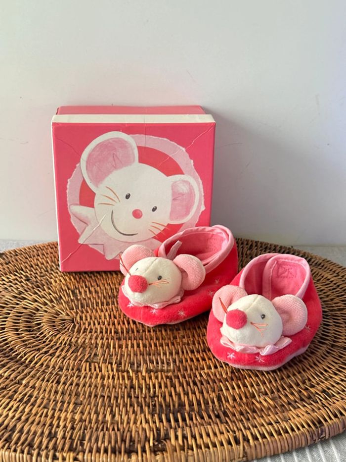 Chaussure / chaussons souris pour bébé