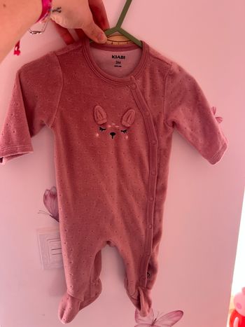 Pyjama velours 3mois