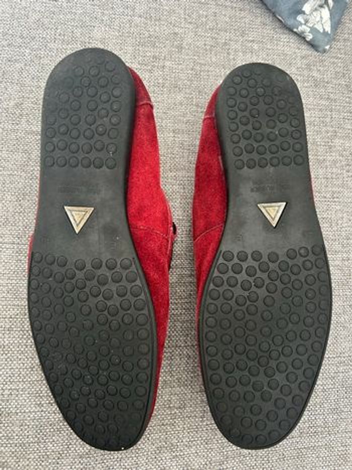 Mocassins Real Rubber en daim bordeaux – T40 – bon état - photo numéro 6