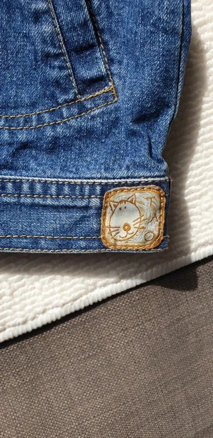 Veste jeans 6 mois - photo numéro 3