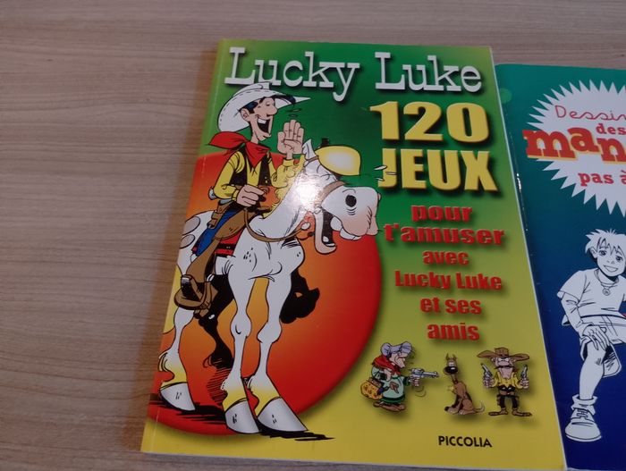 Lot de 2 livres Dessiner des mangas et 120 jeux - photo numéro 2