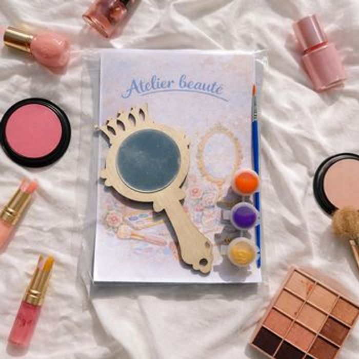 Kit créatif en bois à peindre MIROIR - photo numéro 2