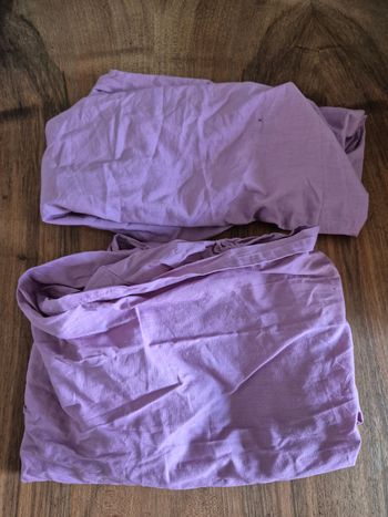 2 drap housses landeau  Vertbaudet 