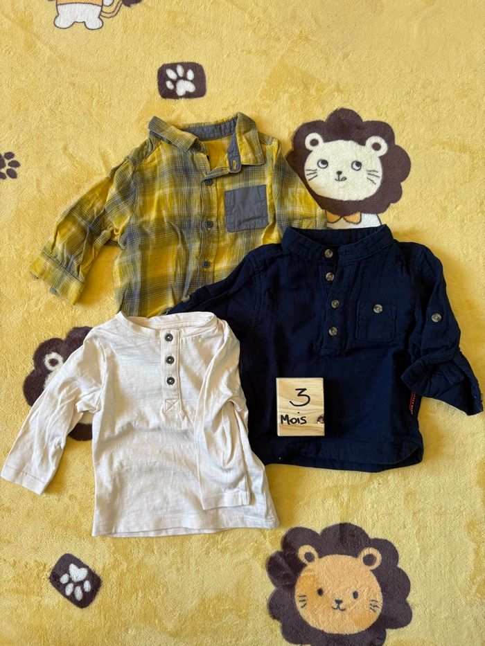 Chemises 3 mois