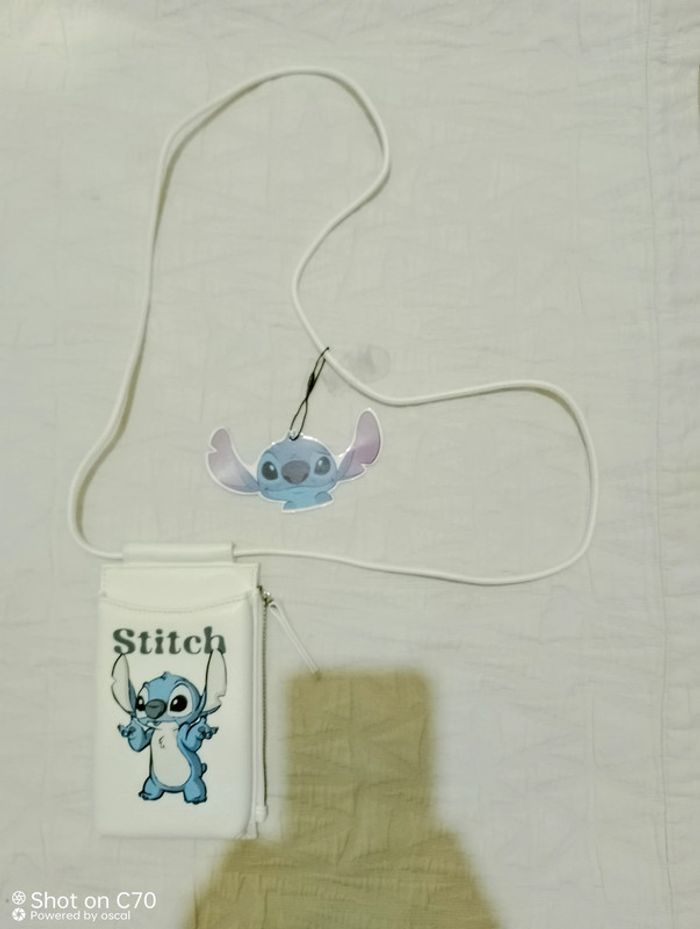 Disney sacoche téléphone cartes stitch - photo numéro 2