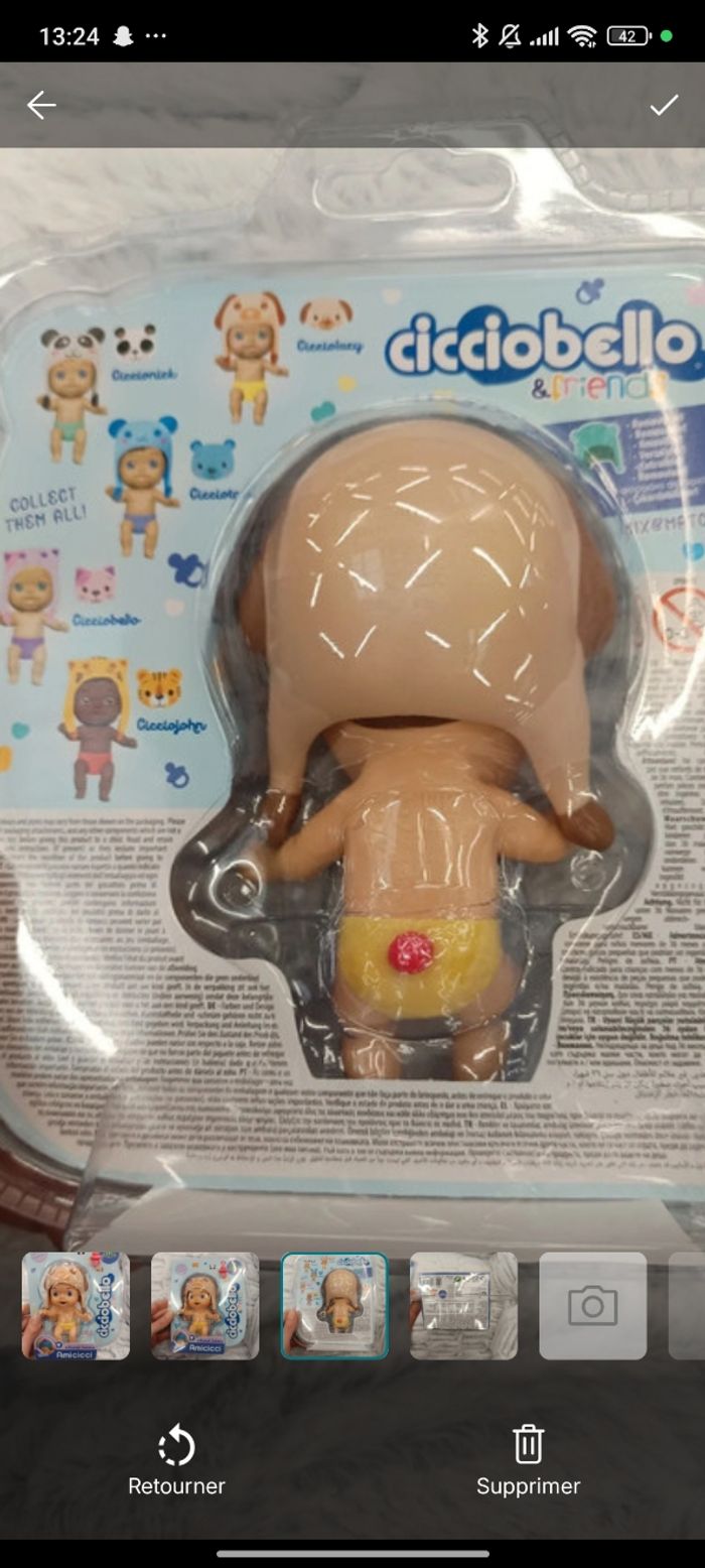 Cicciobello amicicci neuf toujours dans son emballage d'origine - photo numéro 3