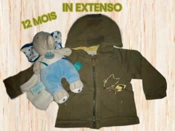 Veste à capuche kaki