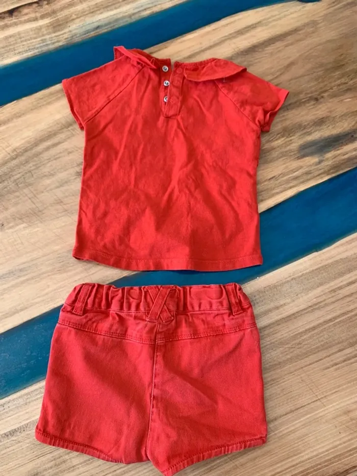 Ensemble rouge kiabi taille 2 ans - photo numéro 6