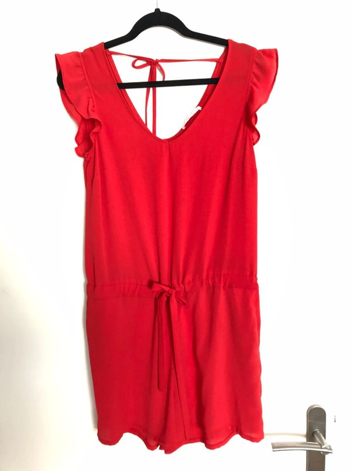 Combishort rouge taille 38