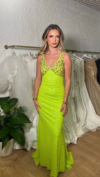 Robe de soirée verte