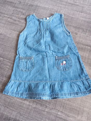 Robe jean zeeman taille 86cm