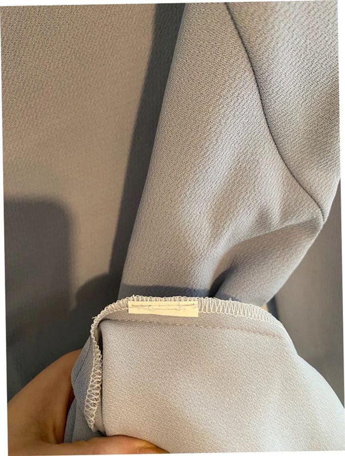 Robe oversize bleu clair Zara XL - photo numéro 4